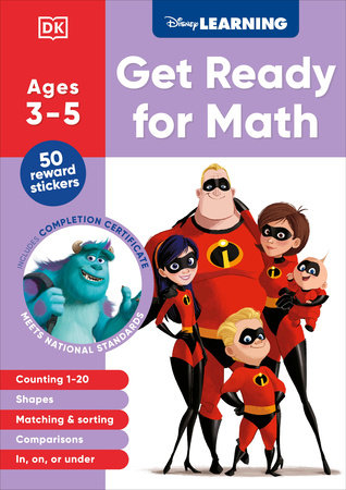 Disney Learning Get Ready for Math (Ages 3-5) by DK